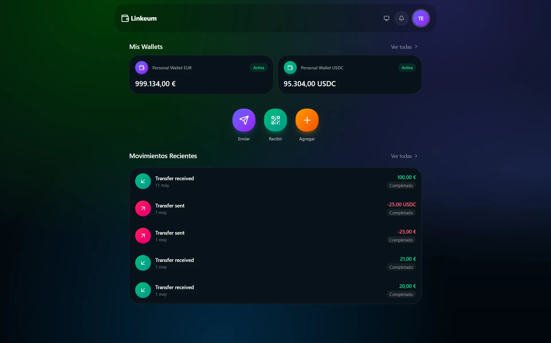 Linkeum Wallet: a multi-currency fintech wallet in 30 days
